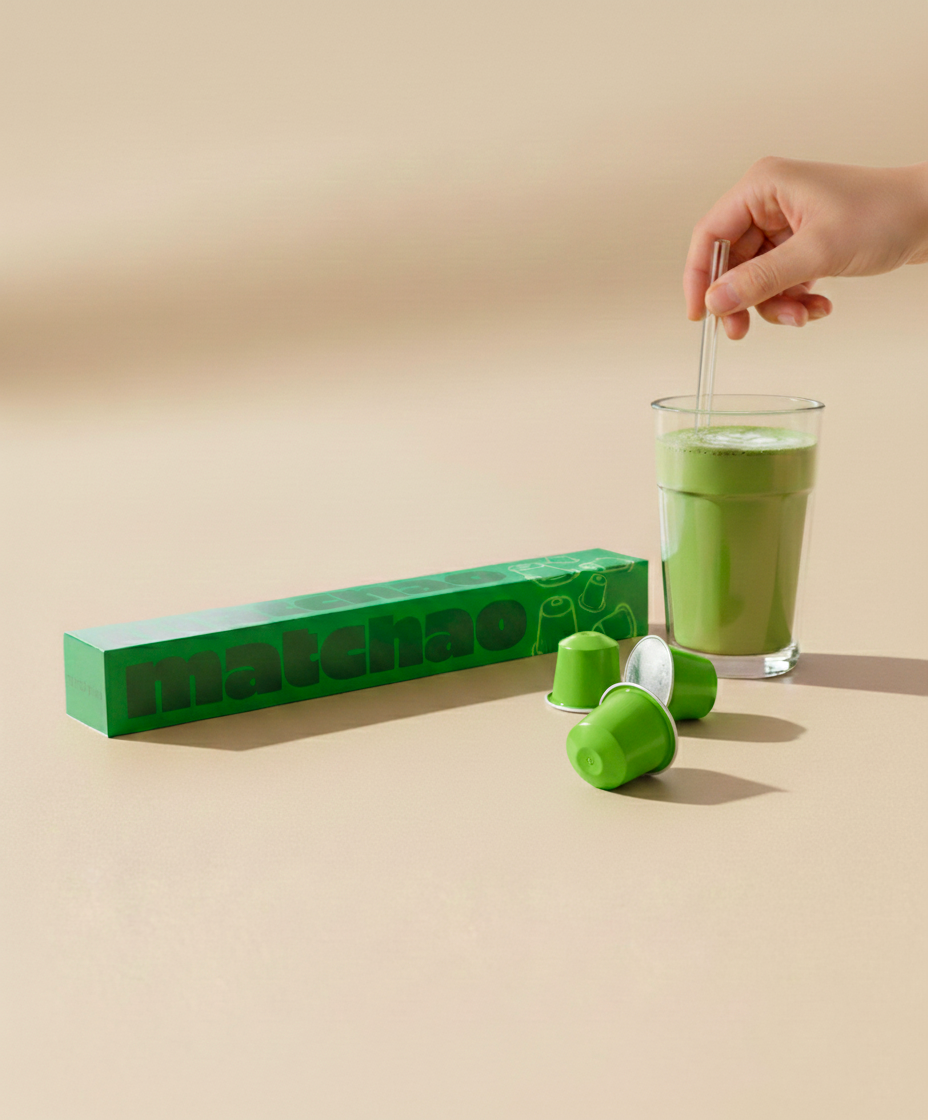 MATCHA PUR - Capsules Compatible Nespresso® Original